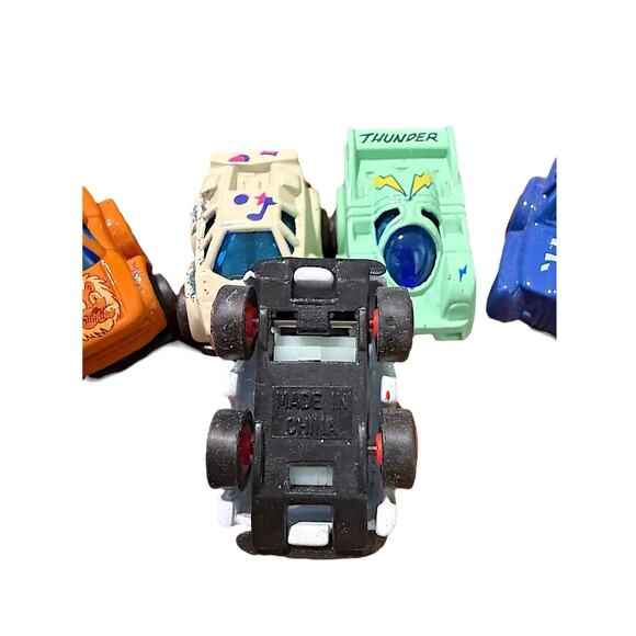 Lot of 6 Pull Back Mini Micro Racers Lion -Boom-Cheer-Thunder-Music-Eagle - Picture 8 of 10